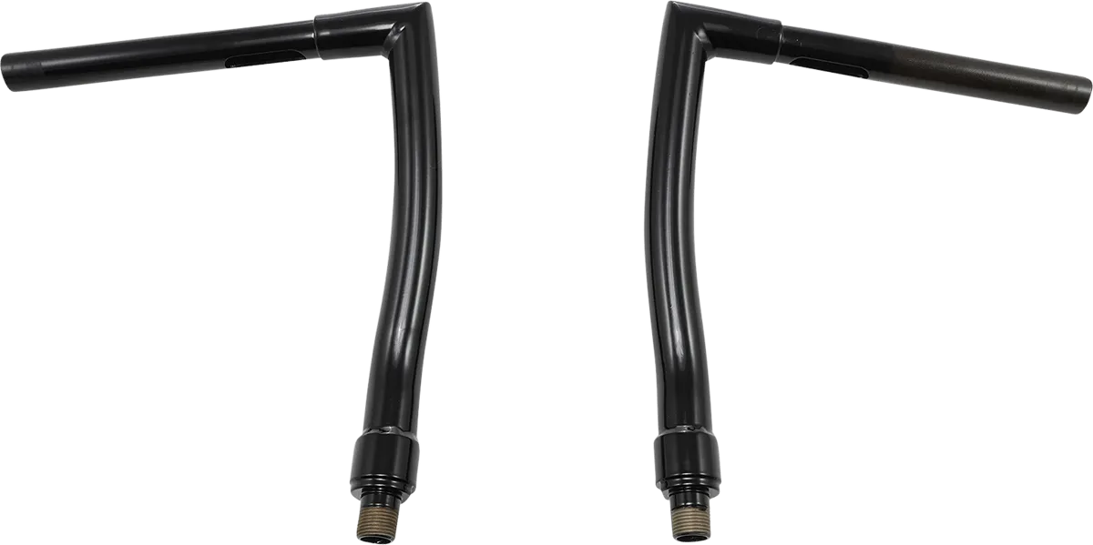 Todds Cycle 0601-2762 1-1/4in. Strip Handlebar - 12in. - Gloss Black