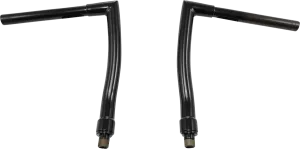 Todds Cycle 0601-2762 1-1/4in. Strip Handlebar - 12in. - Gloss Black
