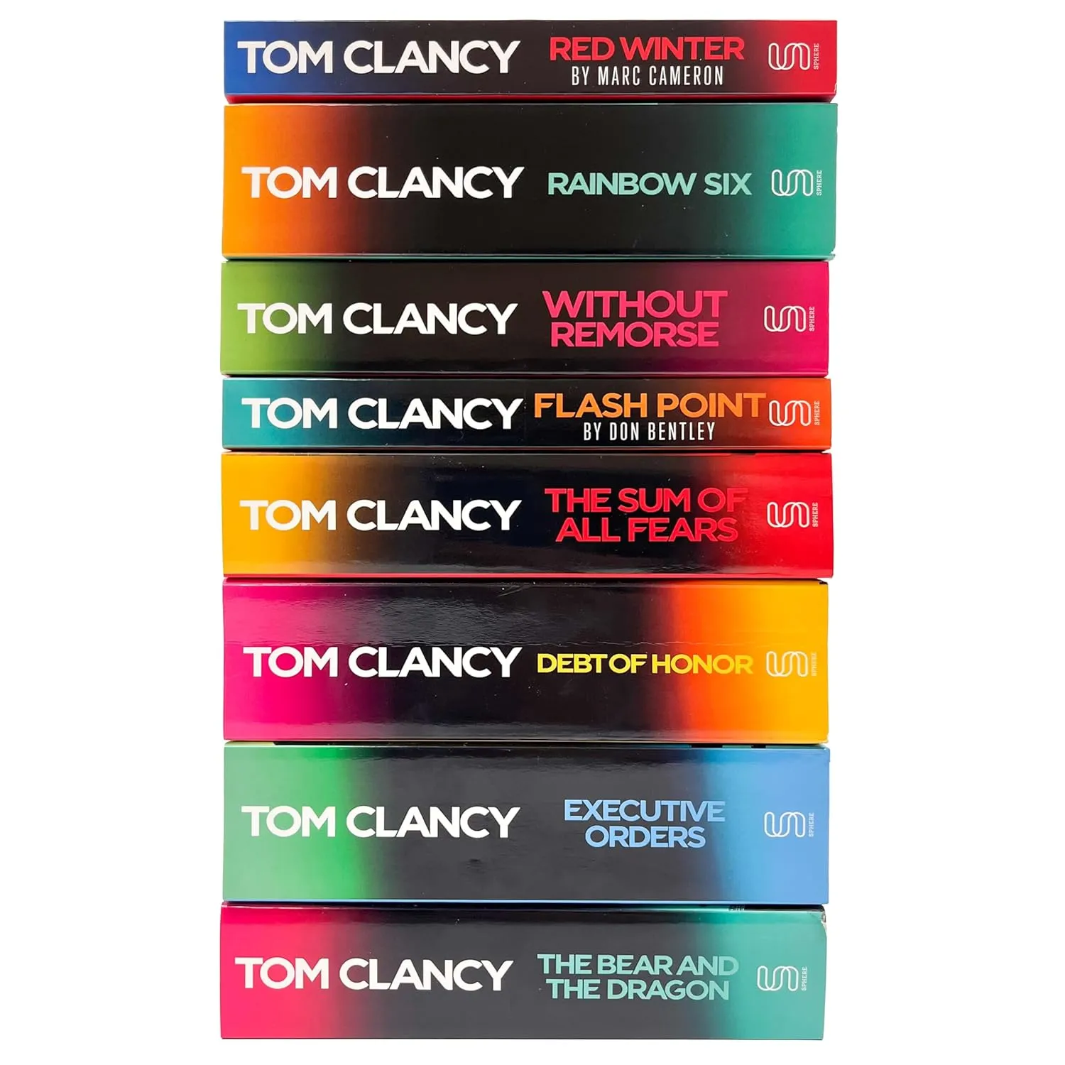 Tom Clancy  8 Books Collection Set ( Red Winter, Without Remorse,)