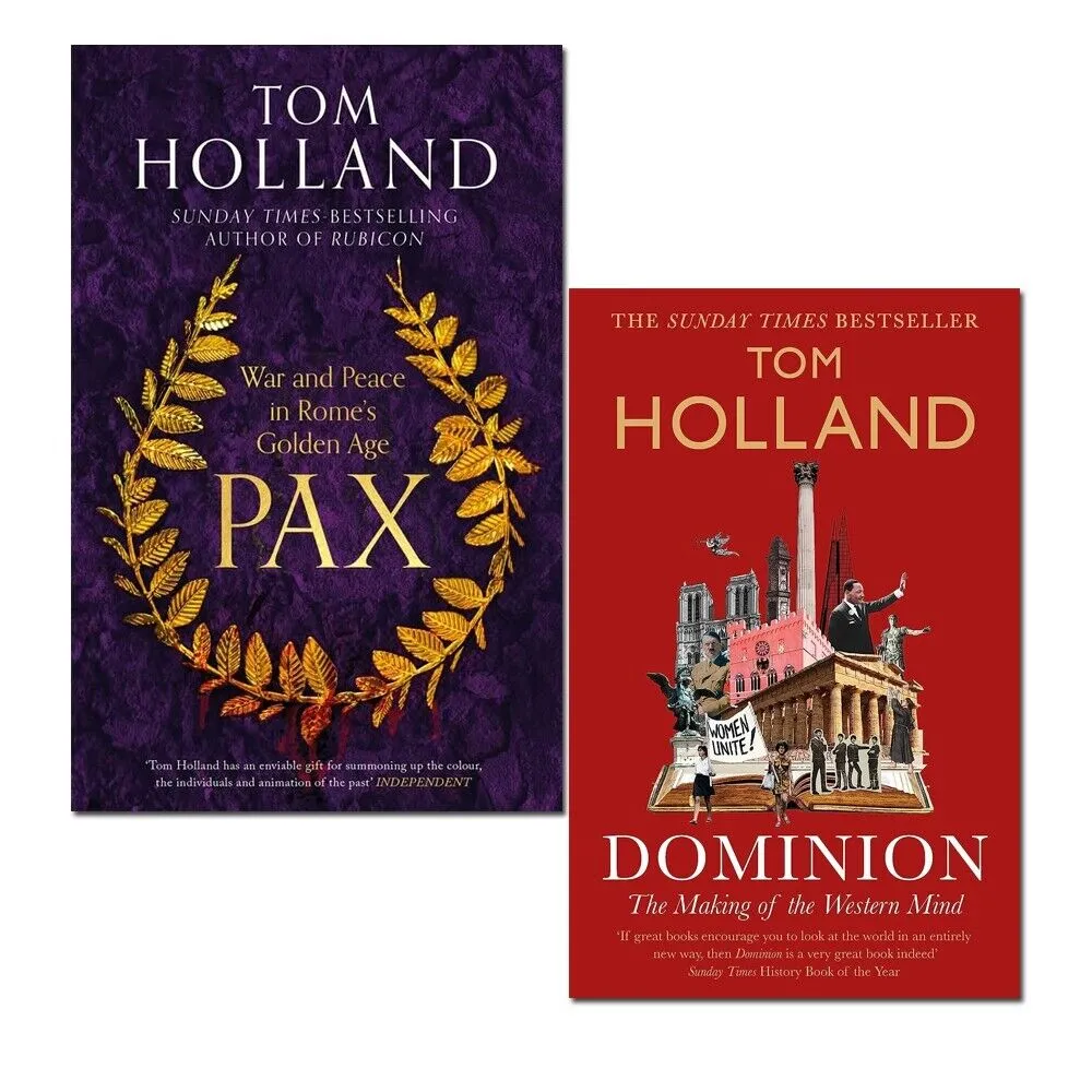 Tom Holland Collection 2 Books Dominion, Pax War and Peace in Rome's Golden Age