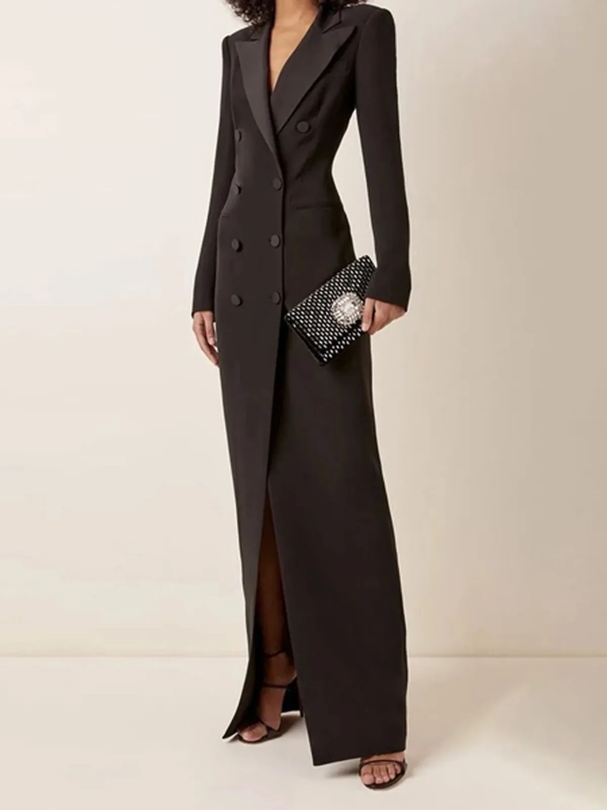 Tracey® | Elegant blazer dress with long sleeves