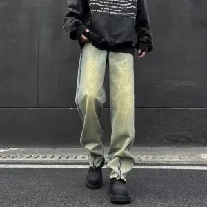 TrendStyle Vintage Loose-Fit Straight-Leg Herren Jeans