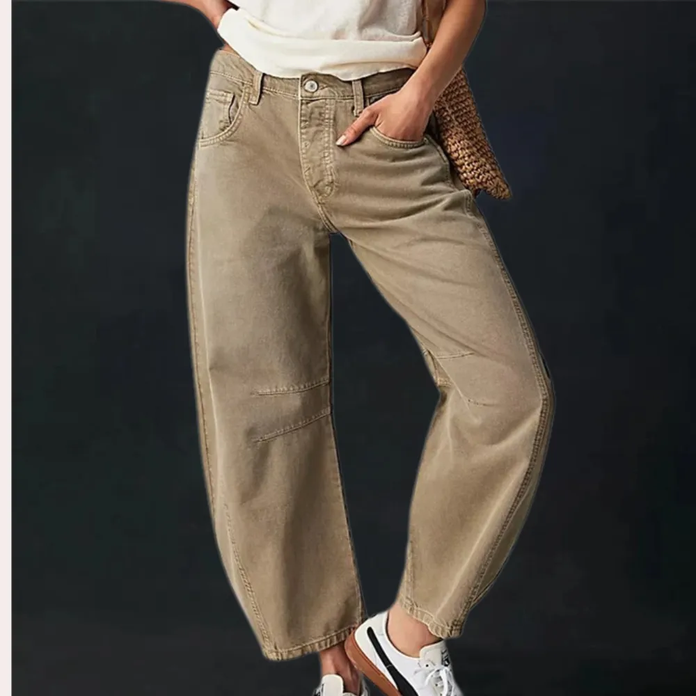 Trendy wide leg jeans for women