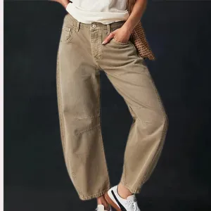 Trendy wide leg jeans for women