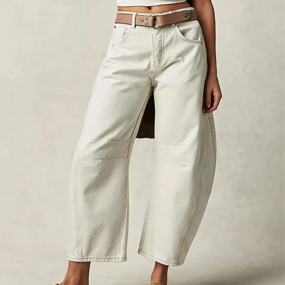Trendy wide leg jeans for women