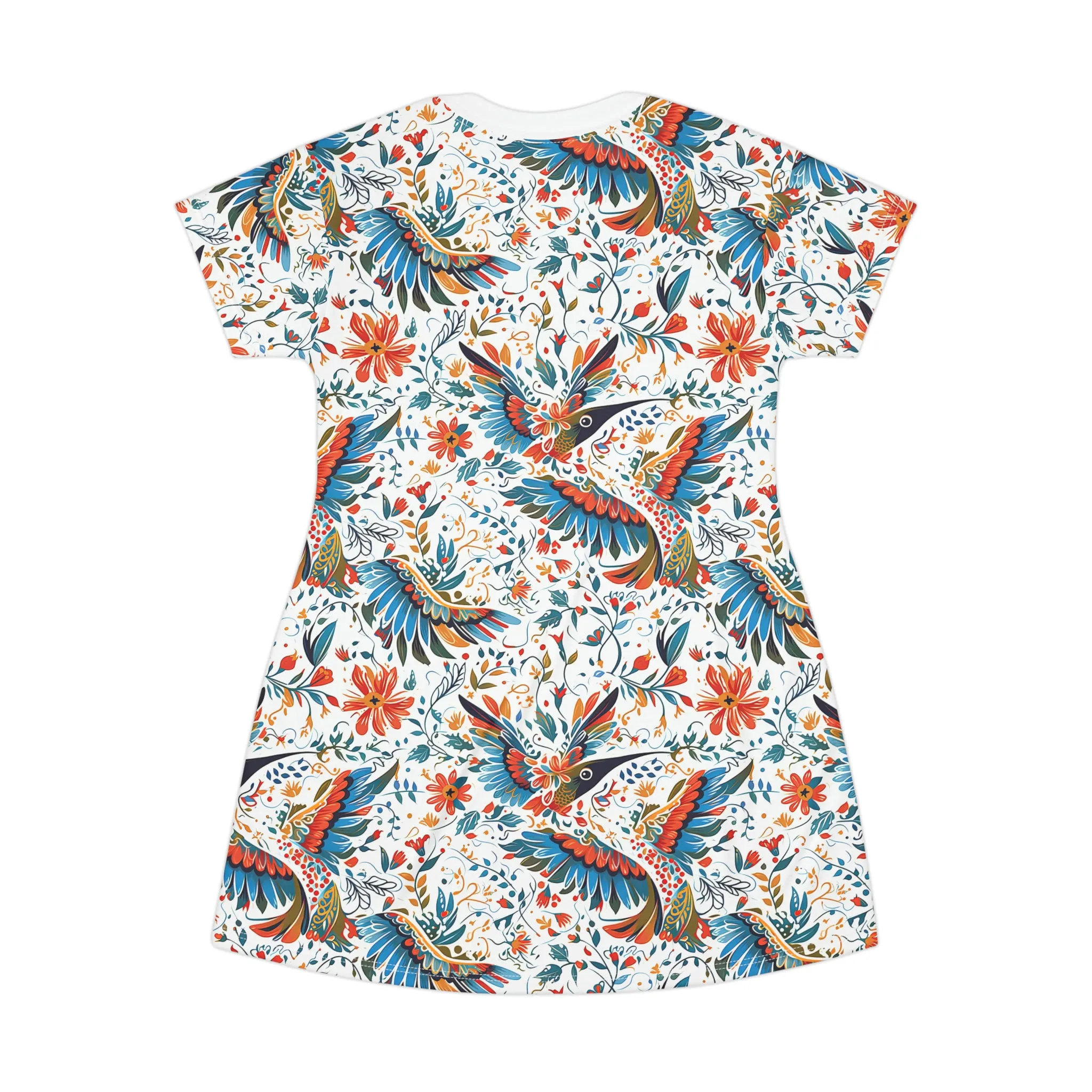 TShirt Dress - Colibri Abstract