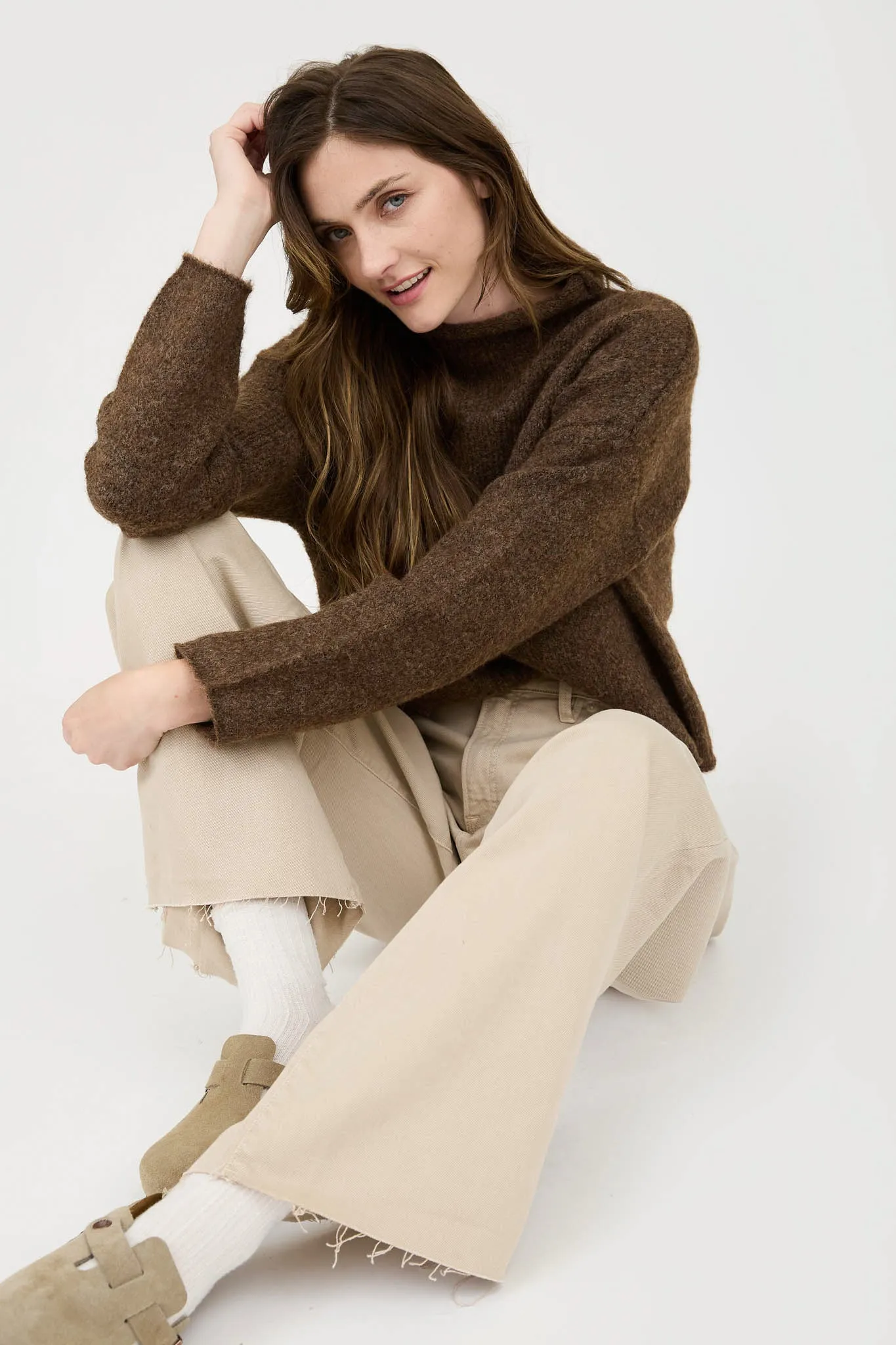 Turtleneck Knit Sweater