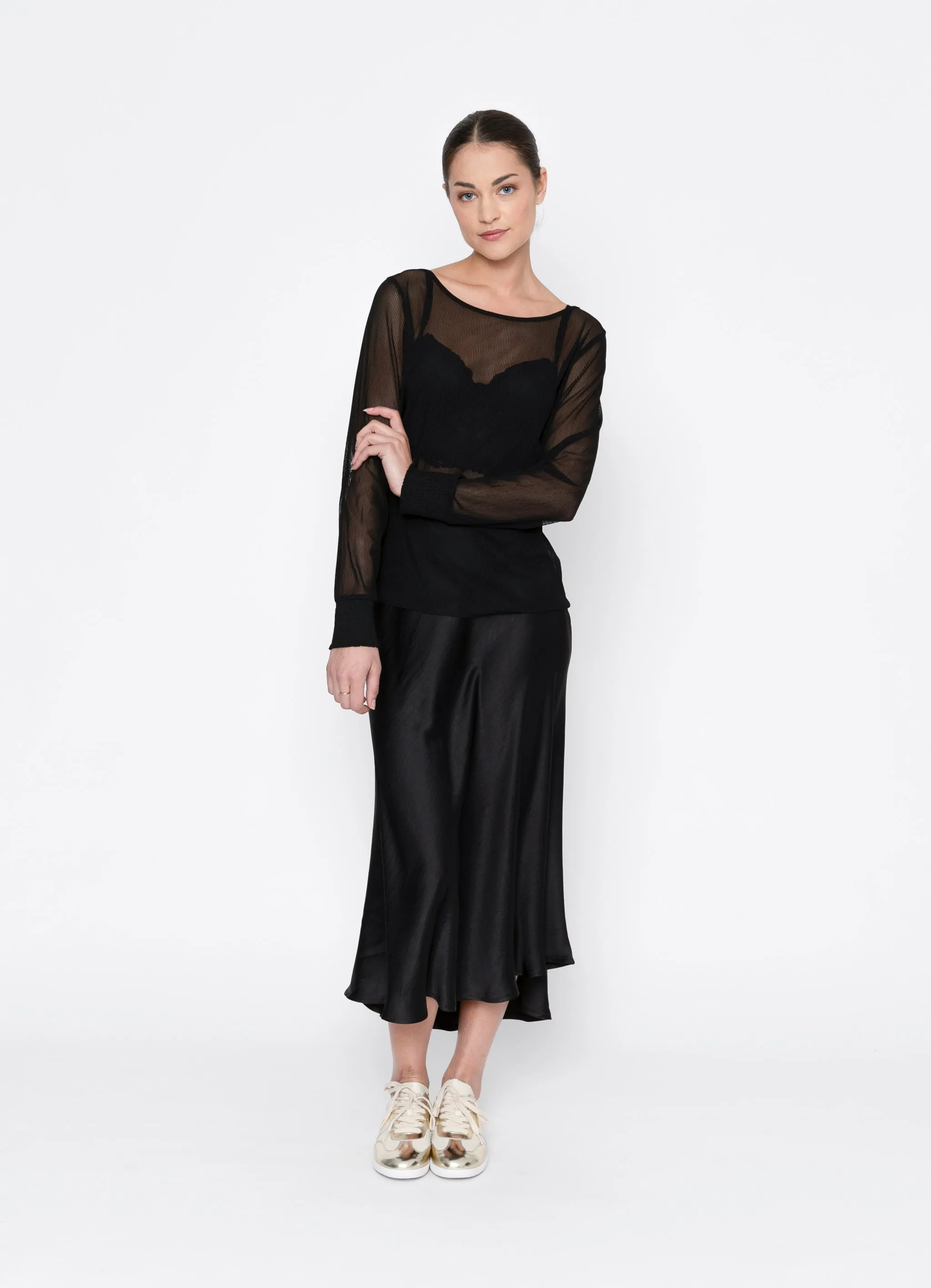 Two by Two Solari Top - Black Stripe
