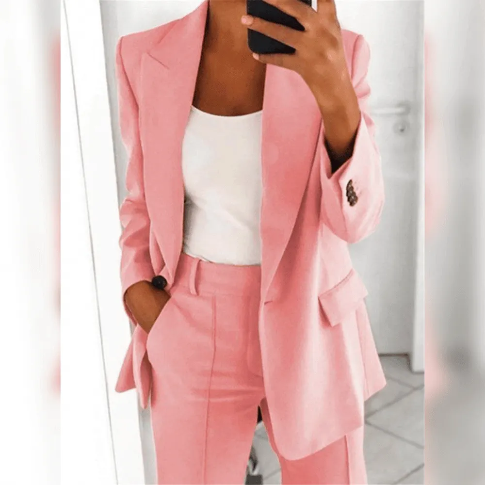 Two -part blazers set for ladies - tailored blazer and trouser kits
