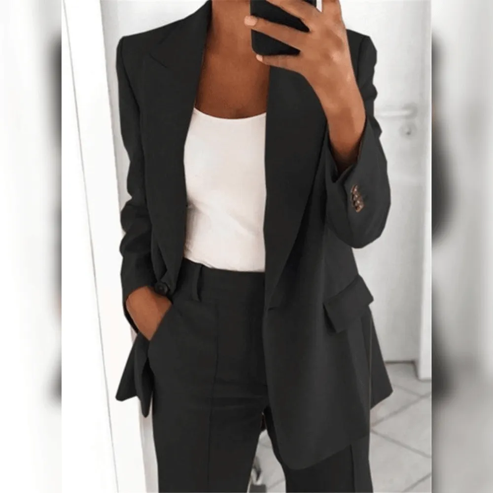 Two -part blazers set for ladies - tailored blazer and trouser kits