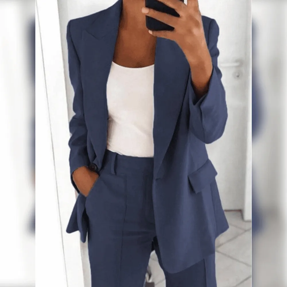 Two -part blazers set for ladies - tailored blazer and trouser kits
