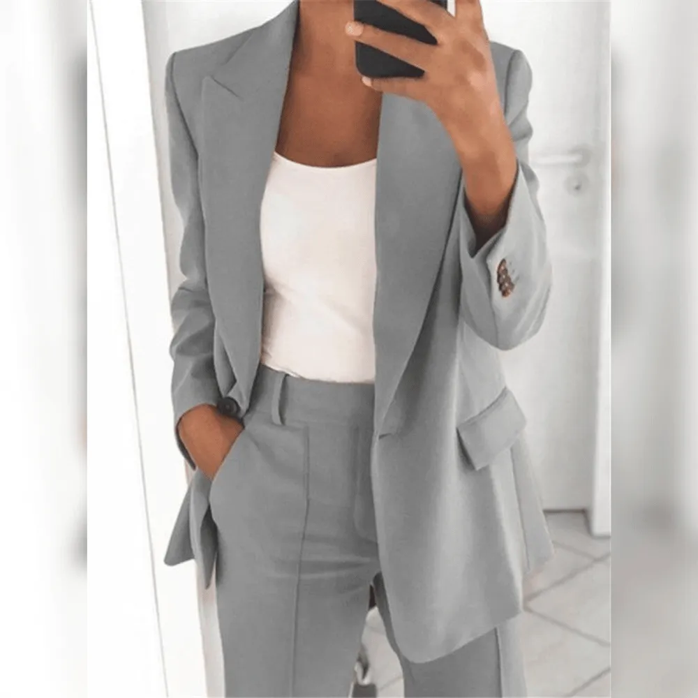 Two -part blazers set for ladies - tailored blazer and trouser kits