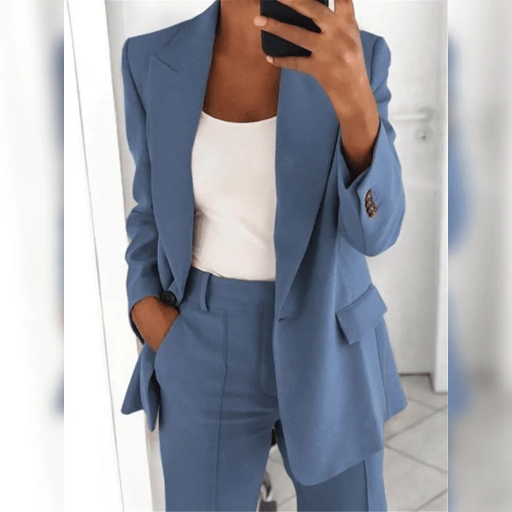 Two -part blazers set for ladies - tailored blazer and trouser kits
