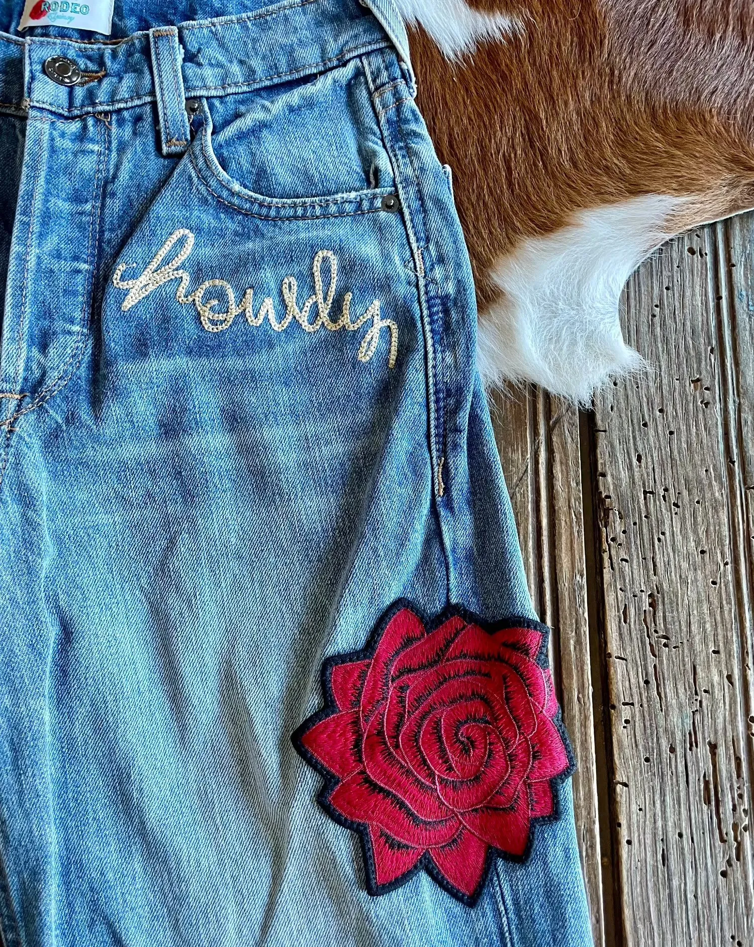 Ultra High Rise Rodeo Quincy Tomboy Straight Leg Jeans