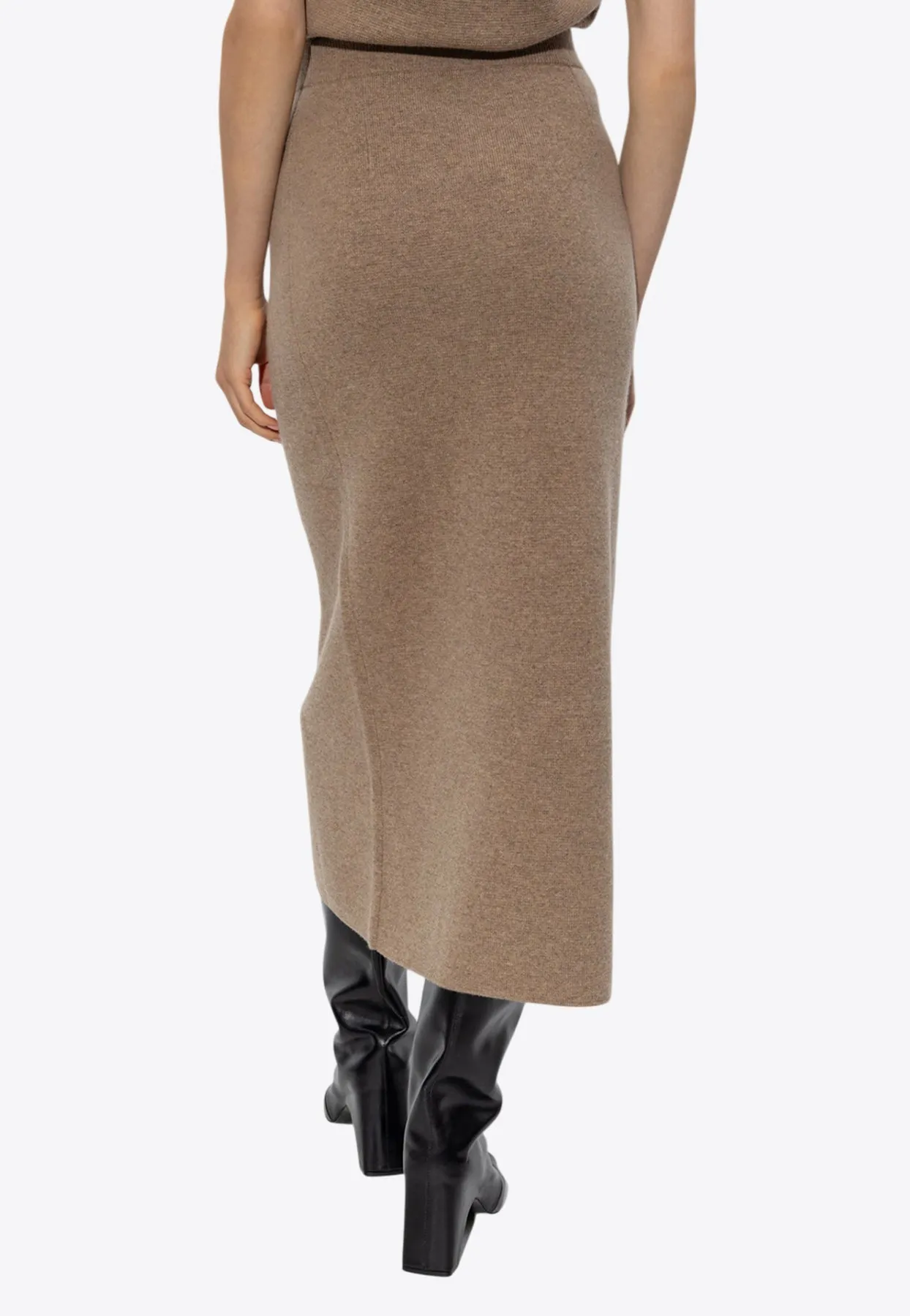 Umbria Wool Midi Skirt