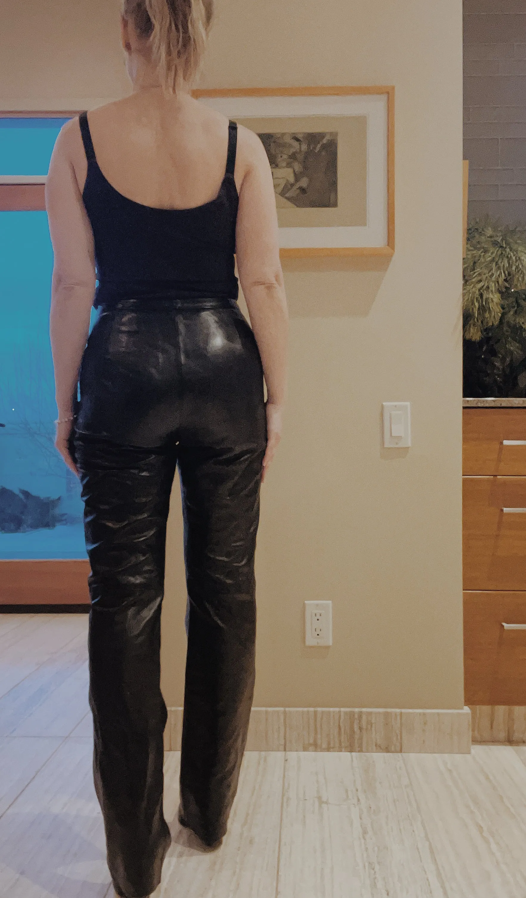Vintage Leather Pants For Women