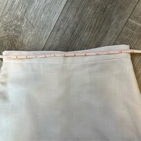 VINTAGE White Midi Pencil Skirt, Size 2-4