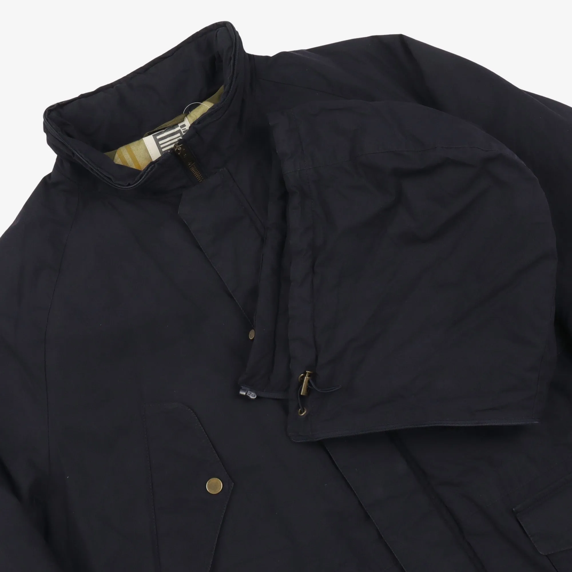 Waxed Cotton Bob Short Parka