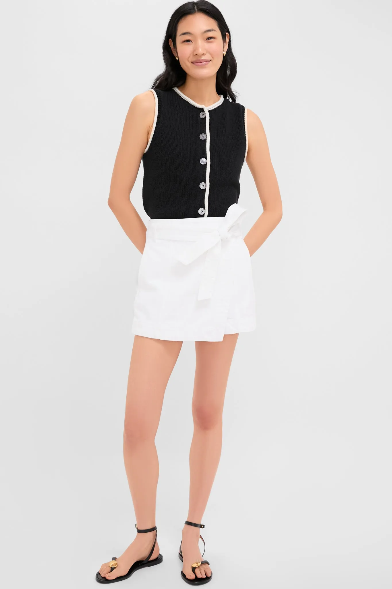 White Agee Skort