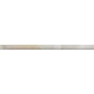 White Onyx Pencil 1/2''x12'' Stone Molding Polished