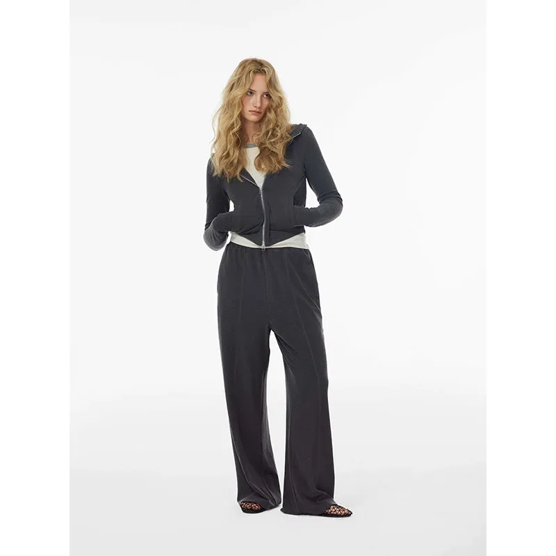 Wide-Leg Casual Pants