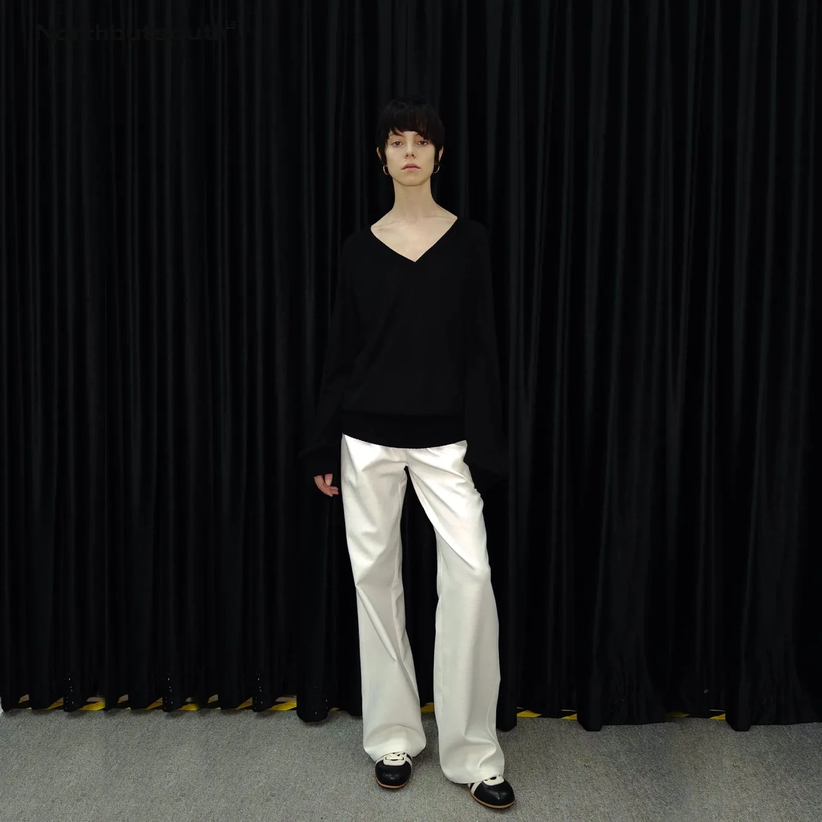 Wide-Leg Casual Pants
