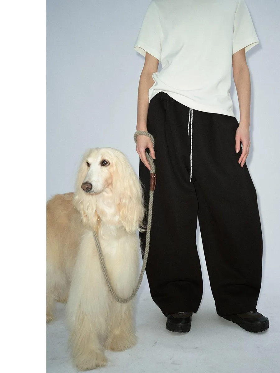 Wide-Leg Casual Pants