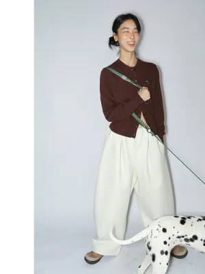 Wide-Leg Casual Pants