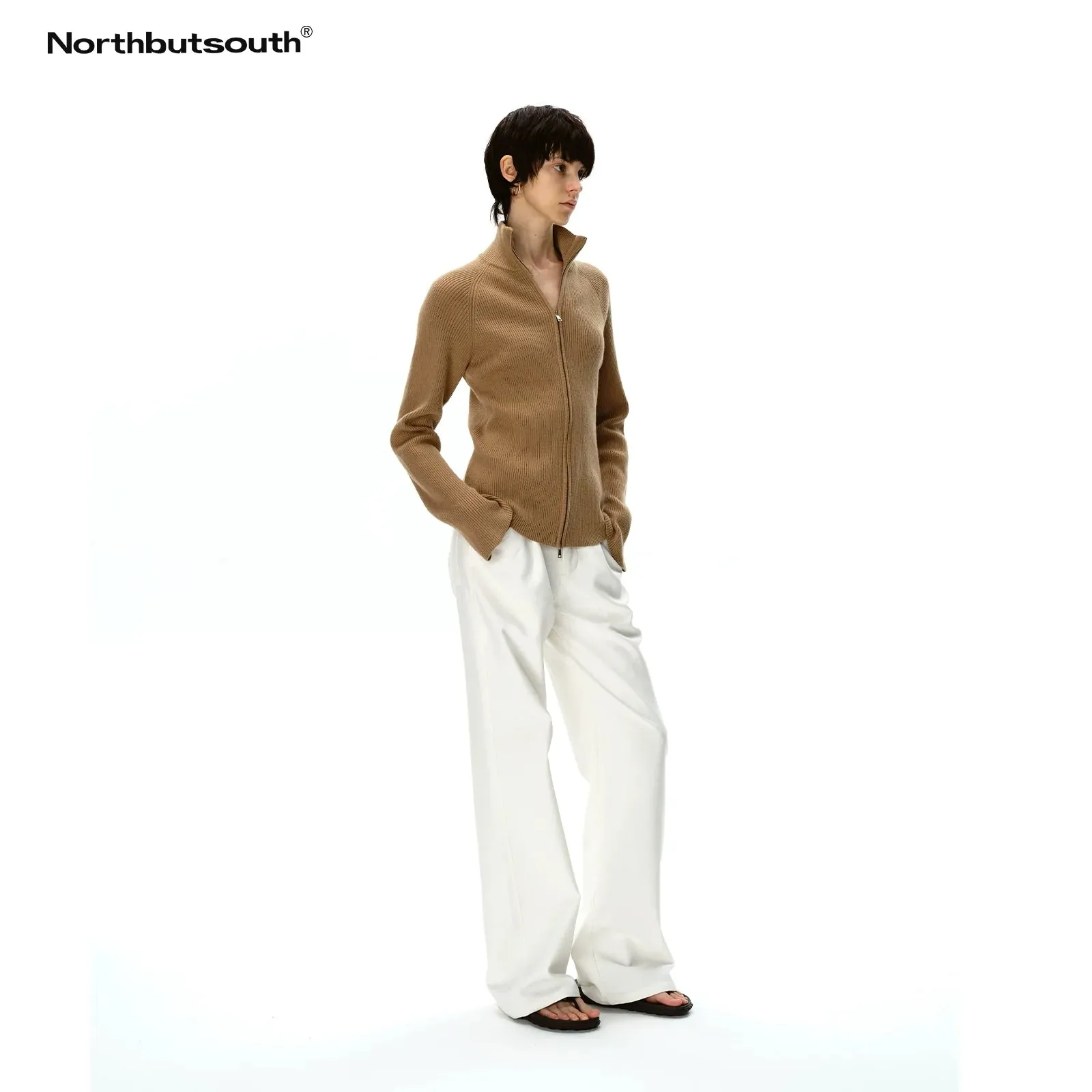 Wide-Leg Casual Pants