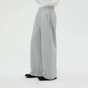 Wide-Leg Cotton Pants