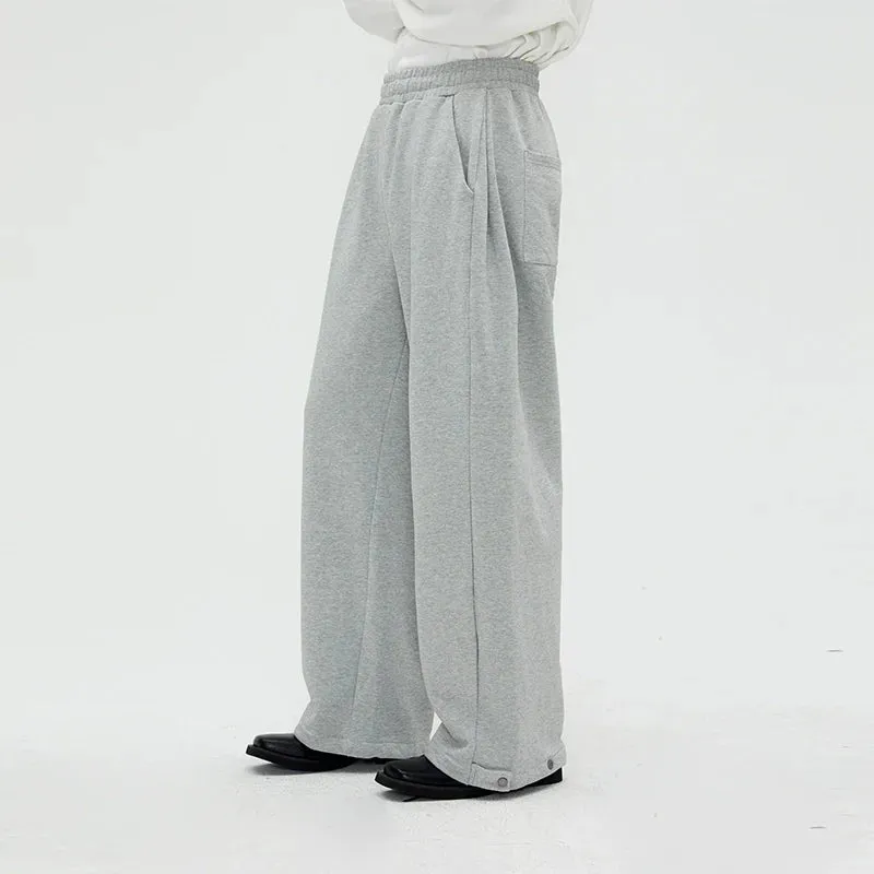 Wide-Leg Cotton Pants