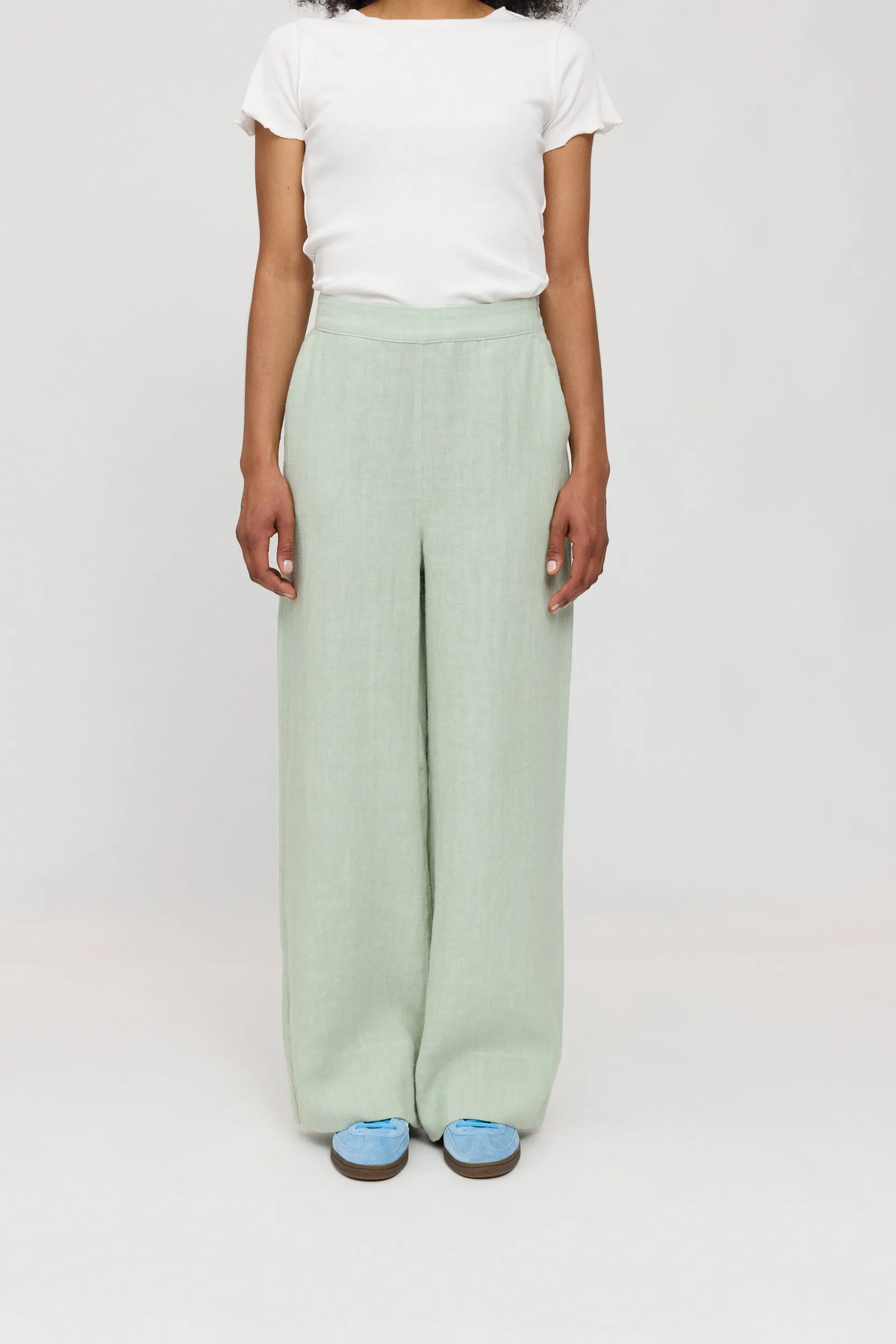 Wide Leg Linen Pants