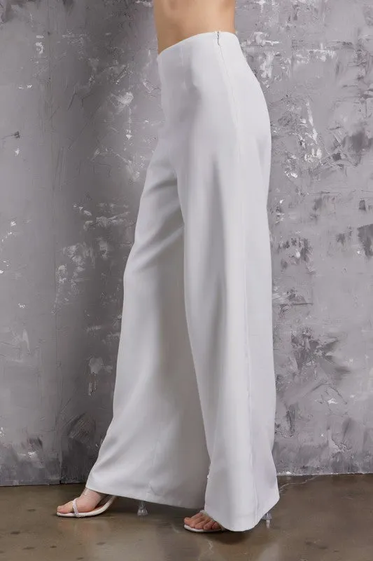 Wide Leg Pants (Pink, Lime, or White)