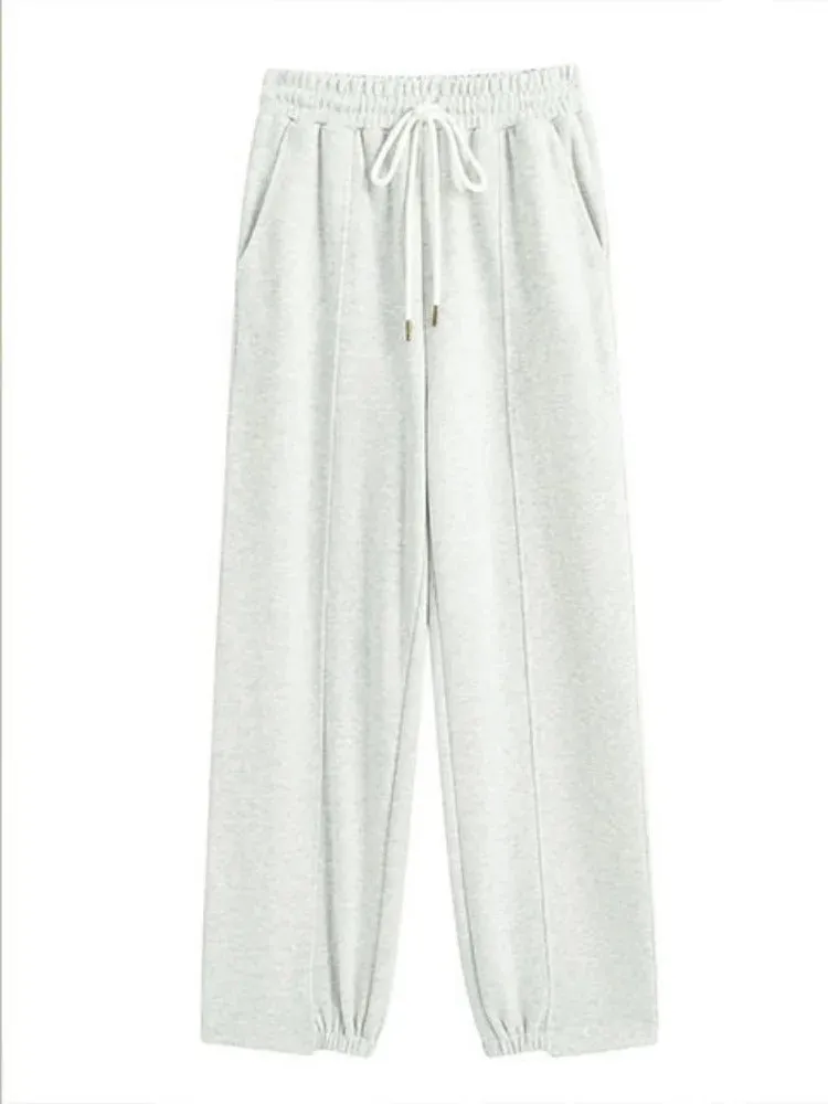 Wide-Leg Sweatpants