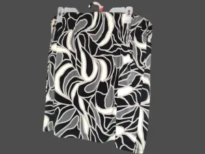 Women's Attention Brand Black & Gray Pencil Mini Skirt - preowned