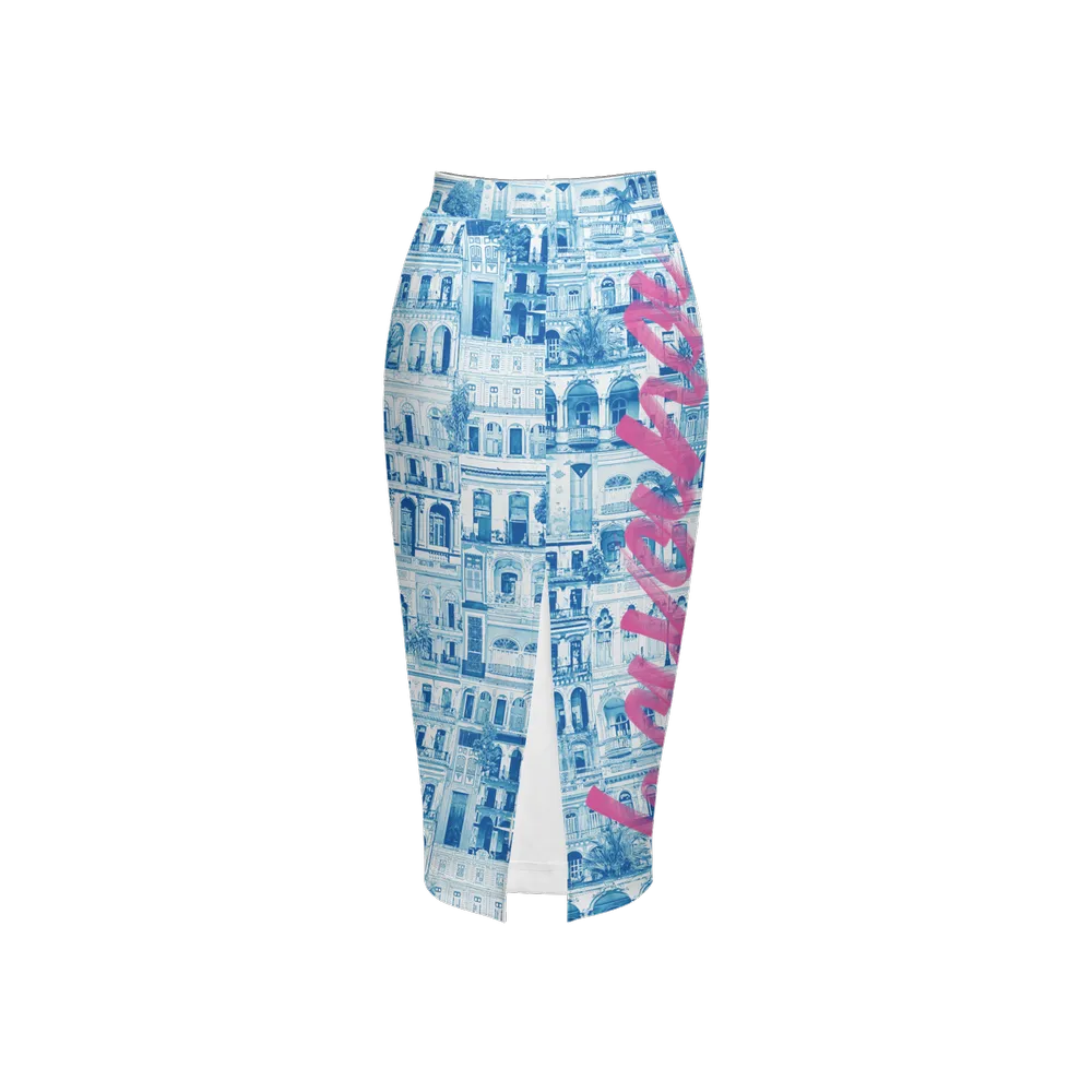 Women’s Back Split Pencil Skirt