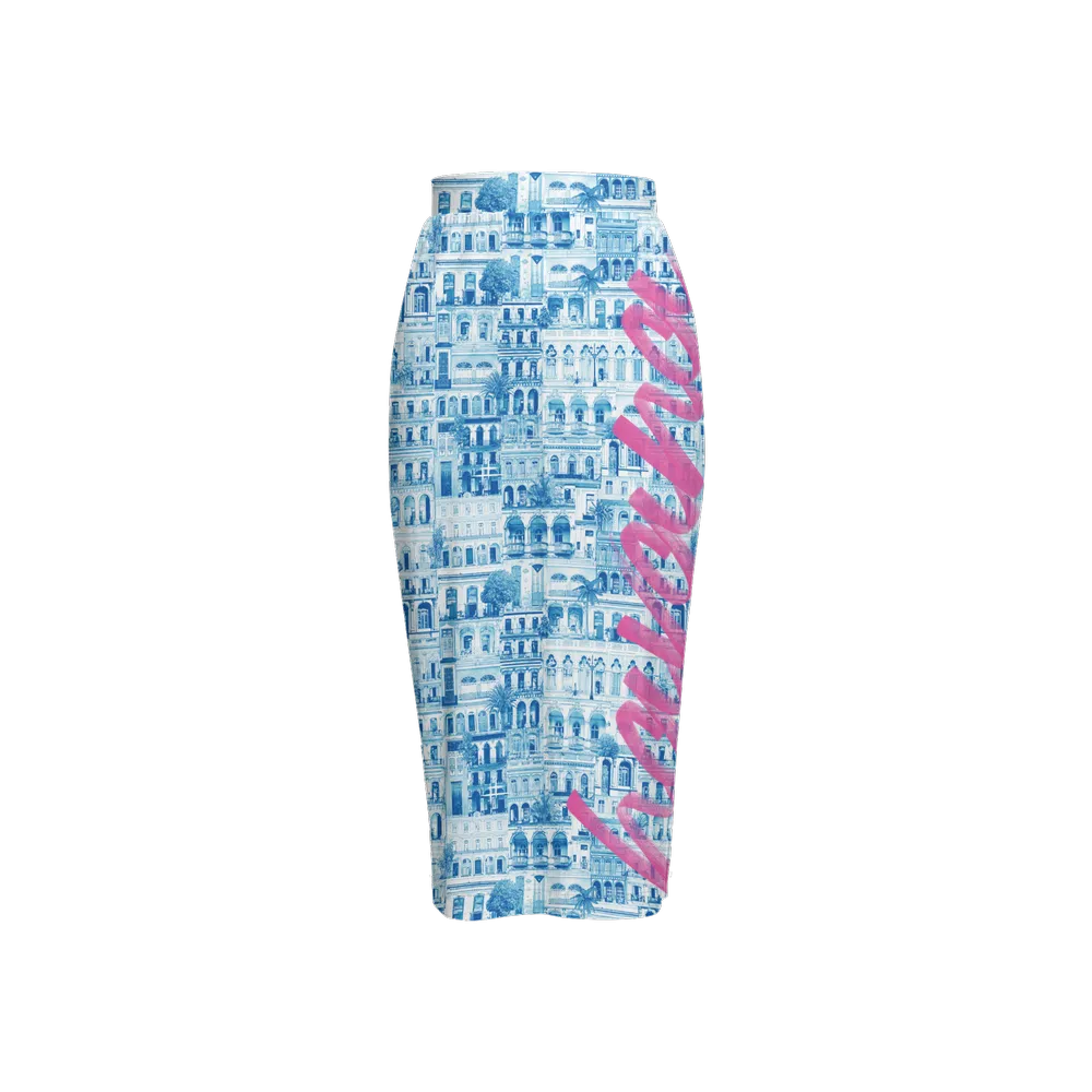Women’s Back Split Pencil Skirt