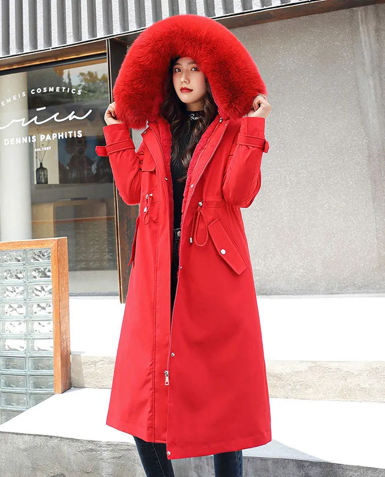 Women’s Thickened Insulated Water-Resistant Parka for Ultimate Warmth