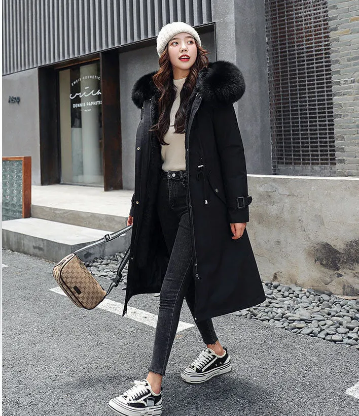 Women’s Thickened Insulated Water-Resistant Parka for Ultimate Warmth