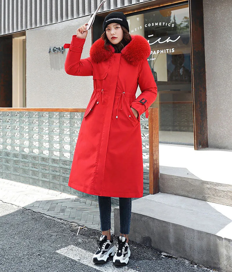 Women’s Thickened Insulated Water-Resistant Parka for Ultimate Warmth