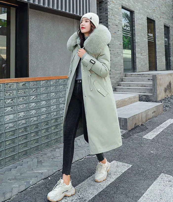 Women’s Thickened Insulated Water-Resistant Parka for Ultimate Warmth