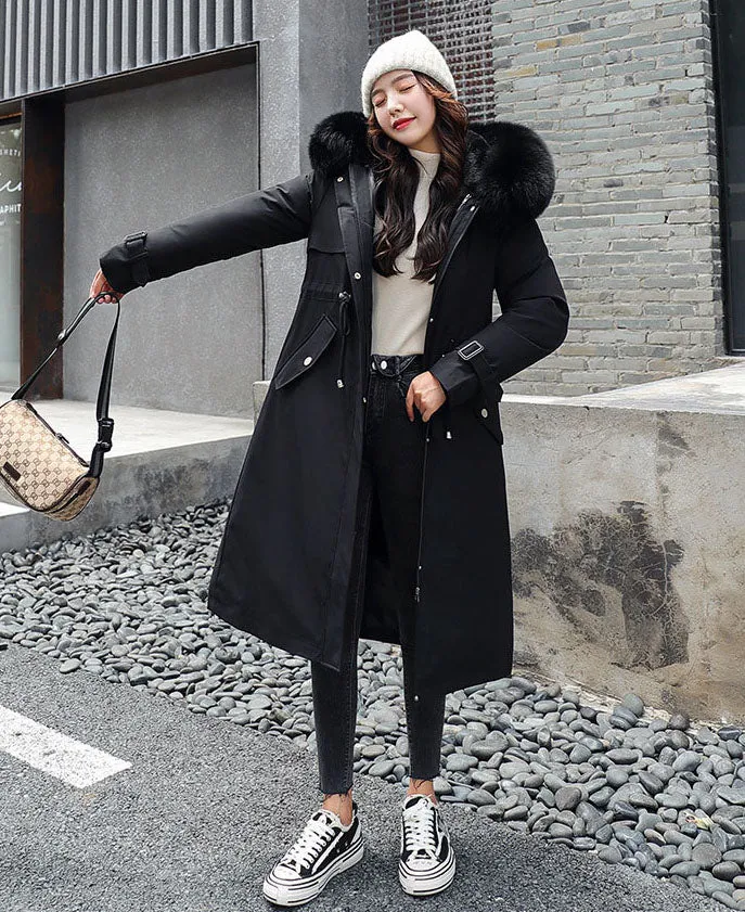 Women’s Thickened Insulated Water-Resistant Parka for Ultimate Warmth