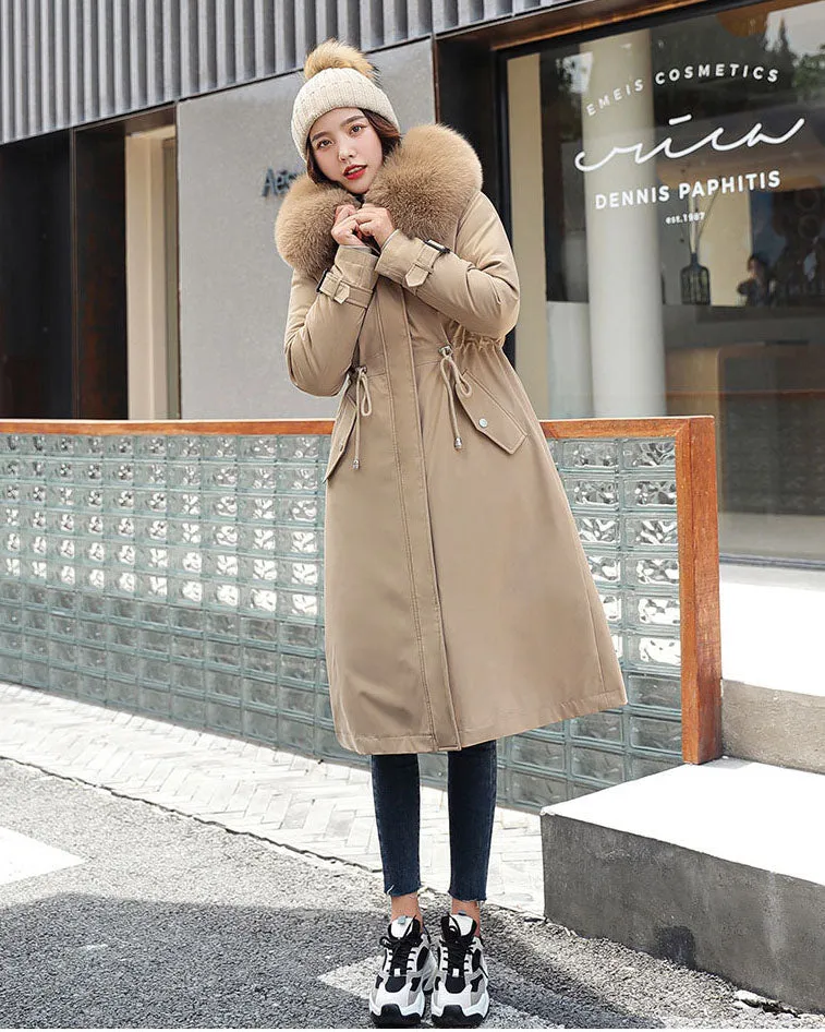 Women’s Thickened Insulated Water-Resistant Parka for Ultimate Warmth