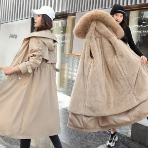 Women’s Thickened Insulated Water-Resistant Parka for Ultimate Warmth