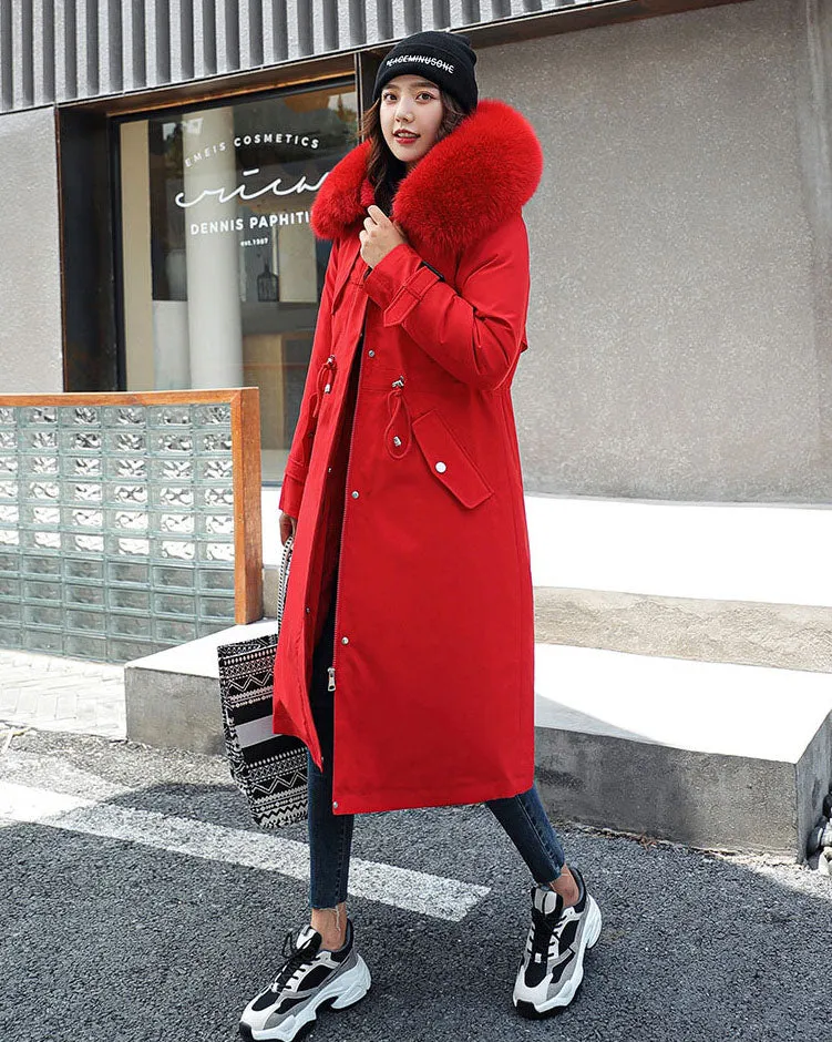 Women’s Thickened Insulated Water-Resistant Parka for Ultimate Warmth