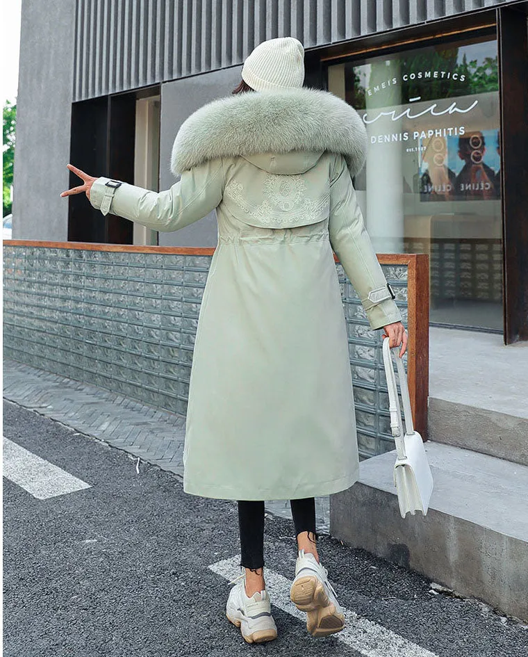 Women’s Thickened Insulated Water-Resistant Parka for Ultimate Warmth