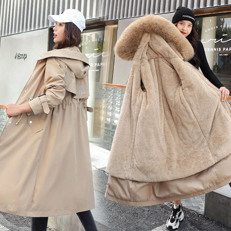 Women’s Thickened Insulated Water-Resistant Parka for Ultimate Warmth