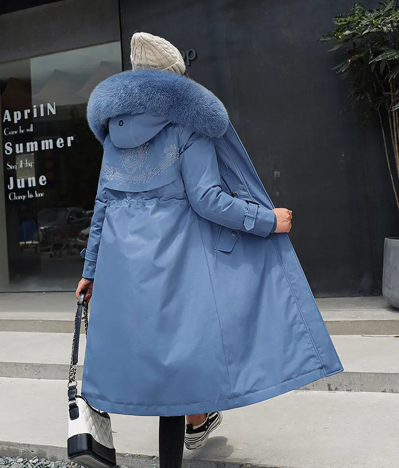 Women’s Thickened Insulated Water-Resistant Parka for Ultimate Warmth