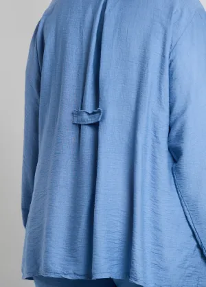 Wrap top and wide leg pants set