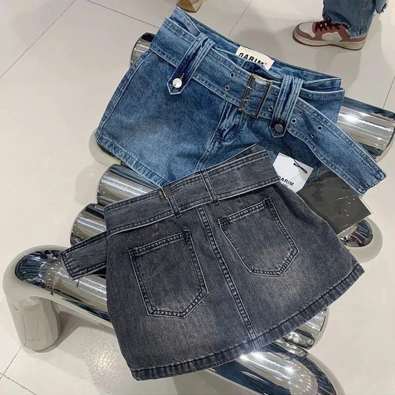 Y2K Denim Mini Skirts